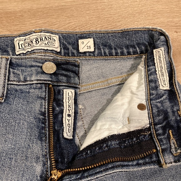 Lucky Brand Jean Shorts Size 0/25 - Picture 4 of 4